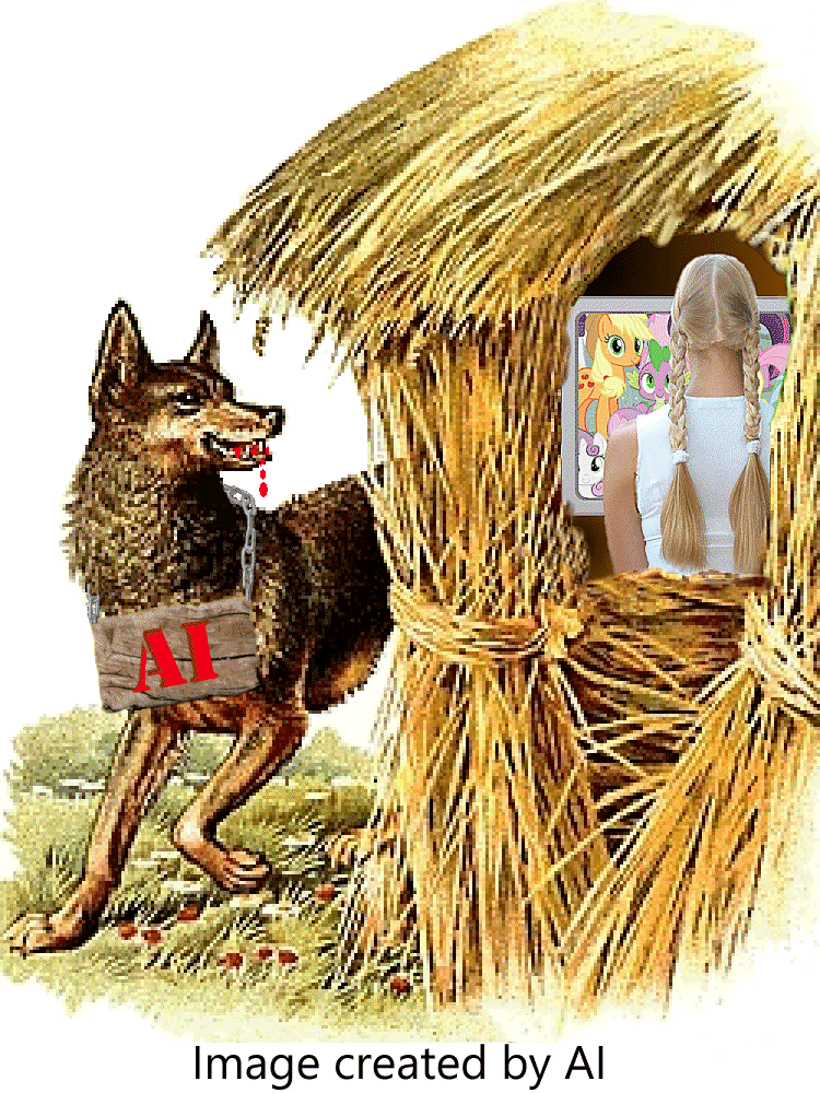 little Miss H Packard didn't see this coming! big_bad_ai_wolf.gif