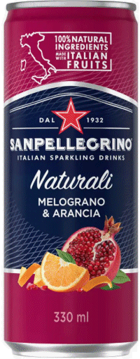 Lovely sparkling drink. Natural Spring water based.
Lots of unique, exciting fruit flavours. Great as mixers. sanpellegrino_passion_fruit.gif